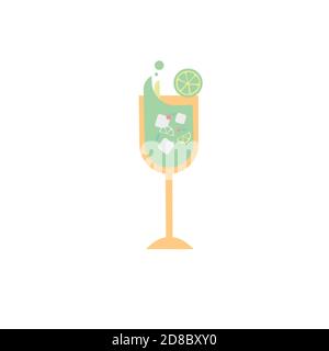 Jus d'été icône Clipart Vector Design Illustration de Vecteur