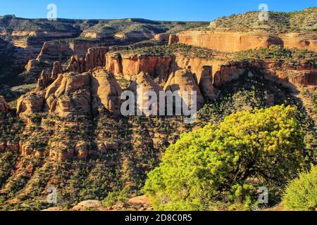 Vue sur les fours à coke du monument national du Colorado, Grand Junction, États-Unis Banque D'Images