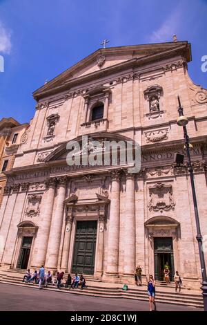 Chiesa Nuova également connu sous le nom de Santa Maria à Vallicella in Rome Italie Banque D'Images