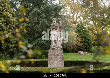 24e monument commémoratif de guerre de la division East Surrey, Battersea Park Banque D'Images