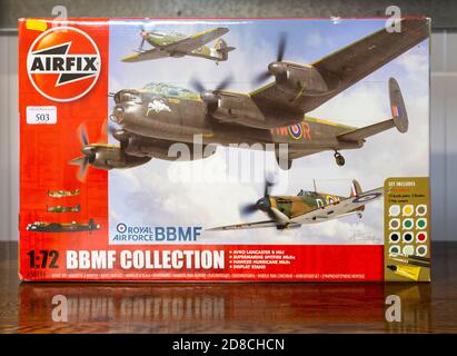 Collection BBMF d'avions Airfix en boîte, en vente aux enchères Banque D'Images