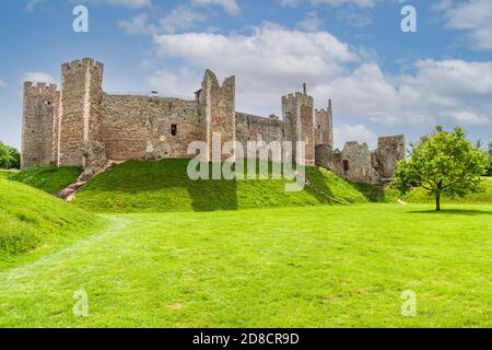 vue sur le château de framingham suffolk, royaume-uni Banque D'Images