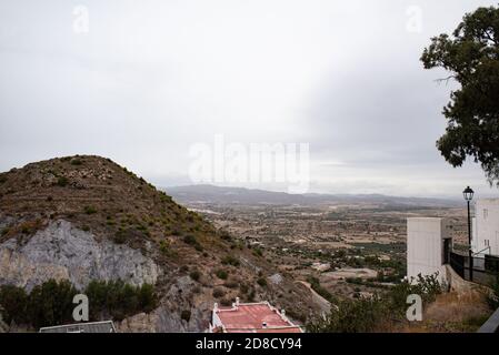 Vue de Mojácar, province d'Almeria, Andalousie, Espagne. Banque D'Images