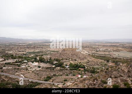 Vue de Mojácar, province d'Almeria, Andalousie, Espagne. Banque D'Images