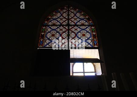 église saint-ferreol à saint-fargeau en bourgogne (france) Banque D'Images