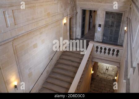 palais d'inquisitor à vittoriosa (malte) Banque D'Images