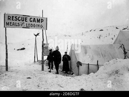 Alaska Goldrush 1890 Banque D'Images