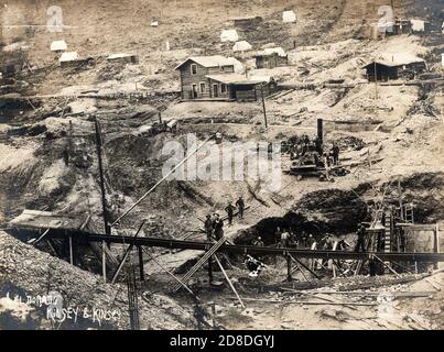 Alaska Goldrush 1890 Banque D'Images