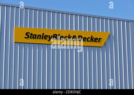 AUCKLAND, NOUVELLE-ZÉLANDE - 31 août 2019 : vue sur l'entrepôt et le bâtiment de l'usine Stanley Black & Decker dans l'est de Tamaki Banque D'Images