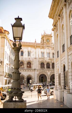 Rossio - Lisboa gare à Lisbonne, Portugal, Europe. Banque D'Images