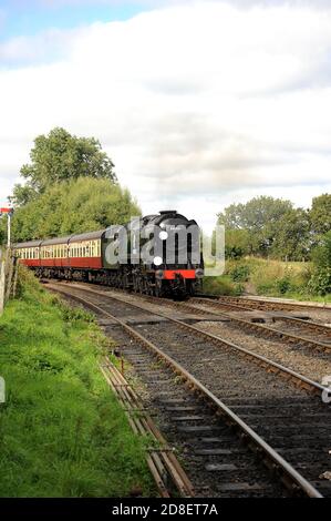 Le parc sid Keith arrive à Arley avec une ville de Bridgnorth - Kidderminster. Banque D'Images