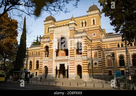 Théâtre d'opéra et de ballet - Tbilissi, Géorgie, Caucase, Europe Banque D'Images