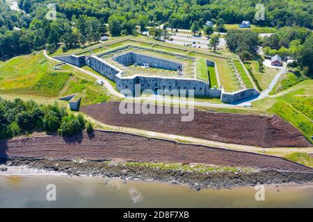 Fort KNOX, Stockton Springs, Maine, États-Unis Banque D'Images