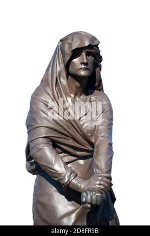 Statue Lady Macbeth de William Shakespeare à Stratford-upon-Avon Warwickshire Angleterre Royaume-Uni Banque D'Images