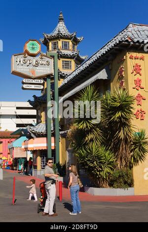 Hop Louie Restaurant, Chinatown, Los Angeles, Californie, USA Banque D'Images