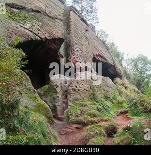 Autour du Royaume-Uni - Nanny's Rock, Kinver Edge, Banque D'Images