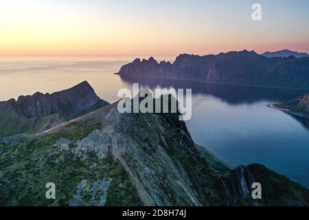 Antenne de montagne Husfjellet Banque D'Images