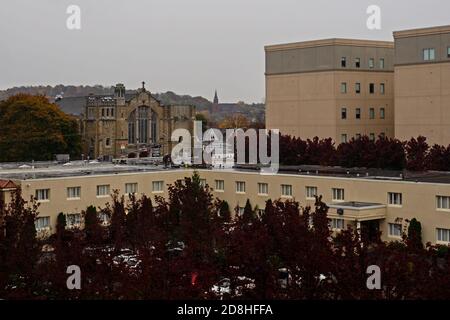 Vue depuis la colline de l'université de Syracuse, vue vers le nord-est Banque D'Images