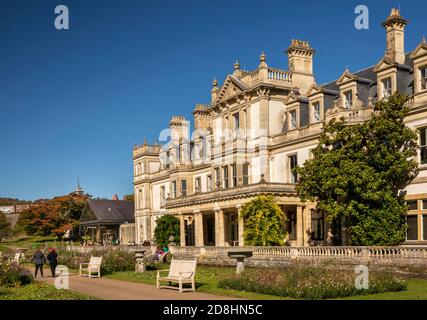 Royaume-Uni, pays de Galles, Glamorgan, Barry, Dyffryn Gardens, maison principale, face ouest Banque D'Images