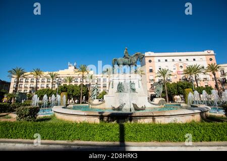 Monument à Miguel Primo de Rivera à Jerez de la Frontera Banque D'Images