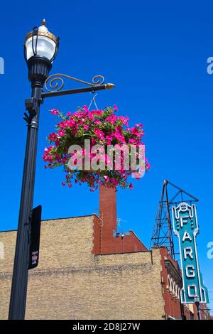 Fargo Theatre sur Broadway Street, Fargo, Dakota du Nord, USA Banque D'Images