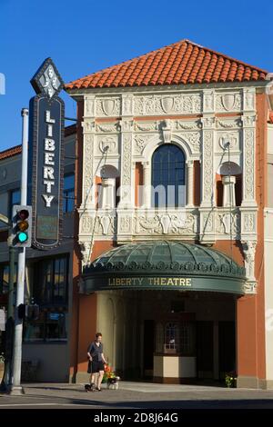 Liberty Theater un Registre National des Endroits Historiques à Astoria Banque D'Images