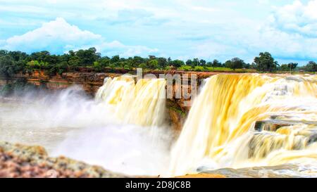 chitrakoot cascade meilleur lieu de tourisme en inde chhatisgarh tourisme Banque D'Images