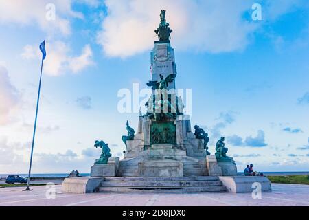 Monument au général Antonio Maceo. Le lieutenant-général José Antonio de la Caridad Maceo y Grajales était le deuxième commandant de l'armée cubaine de l'indépendance.Cub Banque D'Images