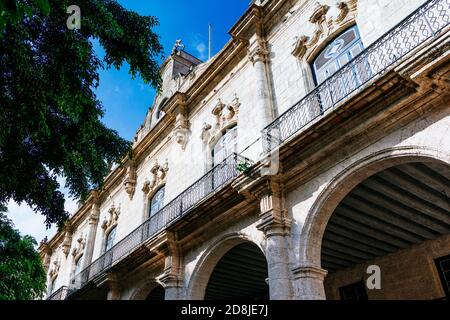 Palacio de los Capitanes Generales, Casa de gobierno - Palais des capitaines générales, Maison du Gouvernement. Plaza de Armas. La Habana - la Havane, Cuba, Banque D'Images