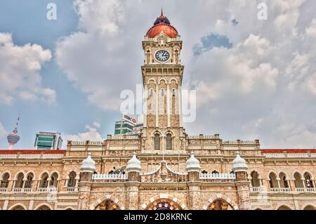 Place Merdeka, Kuala Lumpur, HDR image Banque D'Images