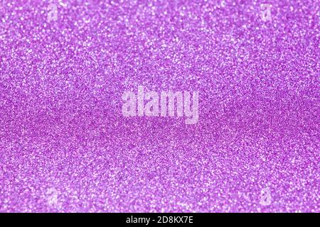 Brillant holographique purple glitter background texture réelle. Banque D'Images