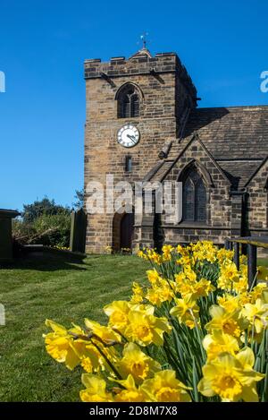 Église Saint-Pierre à Rawdon, près de Leeds, Yorkshire, Royaume-Uni Banque D'Images