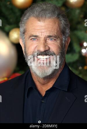 LONDRES, ROYAUME-UNI - 16 novembre 2017 : Mel Gibson participe à la première britannique de « Daddy's Home 2 » au vue West End le 16 novembre 2017 à Londres, en Angleterre. Banque D'Images