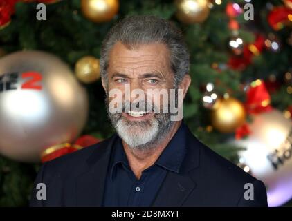 LONDRES, ROYAUME-UNI - 16 novembre 2017 : Mel Gibson participe à la première britannique de « Daddy's Home 2 » au vue West End le 16 novembre 2017 à Londres, en Angleterre. Banque D'Images