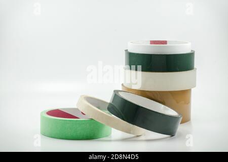 Gamme de bandes de différents types et couleurs Banque D'Images