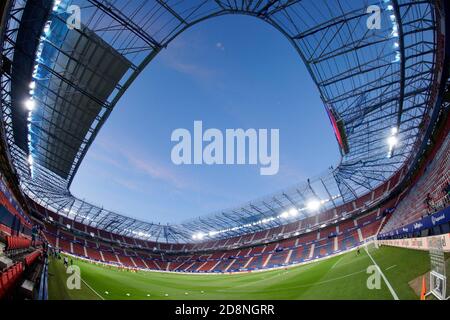 Pampelune, Espagne. 31 octobre 2020. Spanish la Liga football Match Osasuna vs Atletico Madrid au stade El Sadar, Pampelune, 31 octobre 2020 la Liga/Corcon Press Credit: CORCON PRESS/Alay Live News Banque D'Images