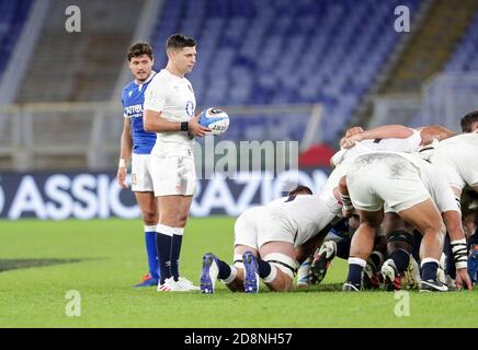 Stadio Olimpico, rome, Italie, 31 octobre 2020, Ben Youngs (Angleterre) pendant l'Italie contre l'Angleterre, Rugby six Nations match - Credit: LM/Luigi Mariani/Alamy Live News Banque D'Images