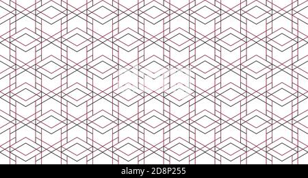 Motif géométrique abstrait. Toile de fond sans couture avec lignes dosées. Décoration blanche et noire. Motif graphique moderne. Arrière-plan simple et élégant. Illustration de Vecteur