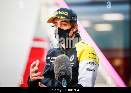 Imola, Italien. 30 octobre 2020. 30.10.2020, Autodromo Enzo e Dino Ferrari, Imola, Formule 1 Emirates Gran Premio dell'emilia Romagna 2020, dans l'image Fernando Alonso (Renault) | utilisation dans le monde crédit: dpa/Alay Live News Banque D'Images