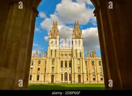 All Souls College à Oxford, Angleterre Banque D'Images