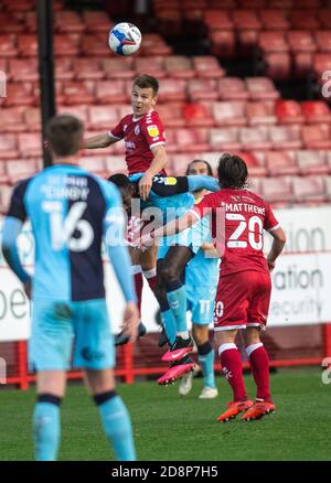 Crawley, Royaume-Uni. 18 août 2019. Jake Hessenthaler pour Crawley Town lors du match EFL Sky Bet League 2 entre Crawley Town et Cambridge se sont Unis au Checkatrade.com Stadium, Crawley, Angleterre, le 31 octobre 2020. Photo de Steve ball. Utilisation éditoriale uniquement, licence requise pour une utilisation commerciale. Aucune utilisation dans les Paris, les jeux ou les publications d'un seul club/ligue/joueur. Crédit : UK Sports pics Ltd/Alay Live News Banque D'Images