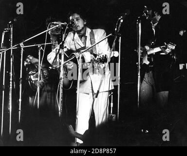 BOB DYLAN, FESTIVAL POP DE L'ÎLE DE WIGHT 1970. Banque D'Images