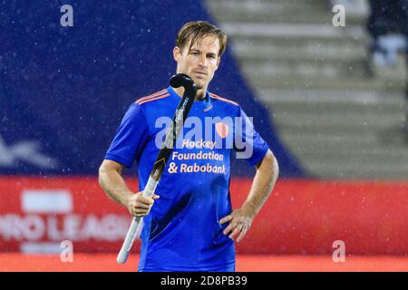 Amstelveen, pays-Bas. 25 août 2020. AMSTELVEEN, 29-10-2020, Wagener Stadion, FIH Pro League 2020, pays-Bas - Grande-Bretagne - hommes, Jeroen Hertzberger. Crédit : Pro Shots/Alamy Live News Banque D'Images