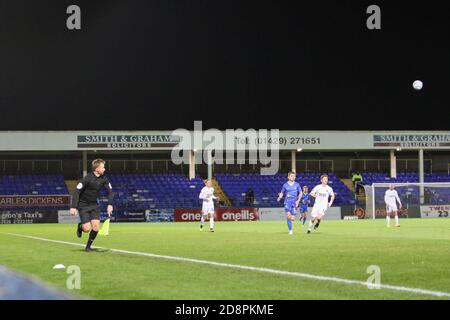 Hartlepool, Royaume-Uni. 31 octobre 2020. Match action pendant le match de la Ligue nationale de Vanarama entre Hartlepool United et Torquay United à Victoria Park à Hartlepool will Matthews/Sports Press photo Credit: SPP Sport Press photo. /Alamy Live News Banque D'Images