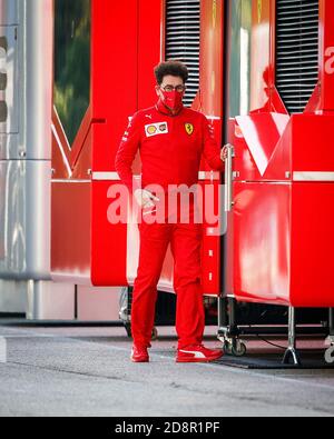 Imola, Italien. 31 octobre 2020. 31 octobre 2020, Autodromo Enzo e Dino Ferrari, Imola, Formule 1 Emirates Gran Premio dell'emilia Romagna 2020, dans le cadre de l'équipe photo Mattia Binotto (Scuderia Ferrari) | utilisation dans le monde crédit: dpa/Alay Live News Banque D'Images