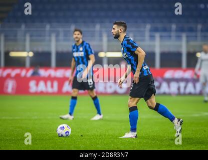 Roberto Gagliardini du FC Internazionale pendant la série UN match de 2020/21 entre le FC Internazionale contre Parme Calcio au stade San Siro, Milan, C Banque D'Images