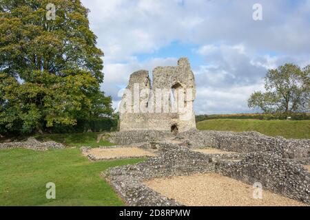 Château de Ludgershe, Ludgershe, Wiltshire, Angleterre, Royaume-Uni Banque D'Images