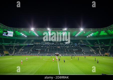 Geisterspiel in Mönchengladbach Borussia Mönchengladbach - RB Leipzig 31.10.2020, Fussball; 1. Bundesliga, saison 2020/21 Foto: Moritz Müller Copyr Banque D'Images