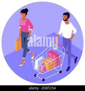 Vector oncept pour les grandes ventes Illustration de Vecteur