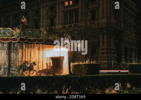 Carrousel à Rome, Italie Banque D'Images